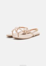 Z62T1511 Women Anna Field T-Bar Sandals Beige - Image 3