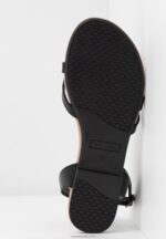 Z62T1523 Women Anna Field Leather T-Bar Sandals Black - Image 7