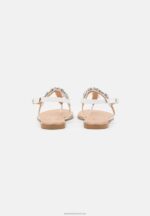 Z62T1528 Women Anna Field T-Bar Sandals White - Image 4