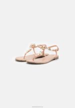 Z62T1534 Women Anna Field T-Bar Sandals Rose Gold - Image 2
