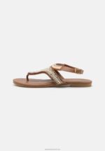 Z62T1540 Women Anna Field T-Bar Sandals Beige - Image 2