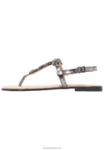Z62T1542 Women Anna Field T-Bar Sandals Dark Gray - Image 2