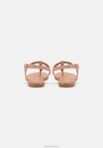 Z62T1548 Women Anna Field T-Bar Sandals Light Pink - Image 4