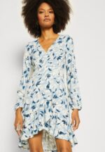 Z62T155 Women Anna Field Jersey Dress Light Blue - Image 4