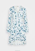 Z62T155 Women Anna Field Jersey Dress Light Blue - Image 5