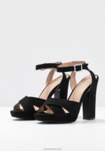 Z62T1567 Women Anna Field High Heeled Sandals Black - Image 5