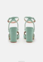 Z62T1568 Women Anna Field Platform Sandals Mint - Image 4