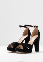 Z62T1570 Women Anna Field High Heeled Sandals Black - Image 6