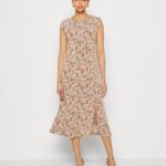 Z62T157 Women Anna Field Jersey Dress Multi-Coloured