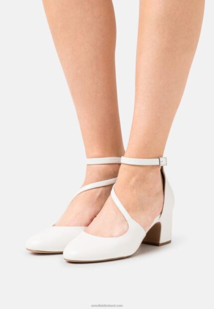 Z62T1591 Women Anna Field Classic Heels White