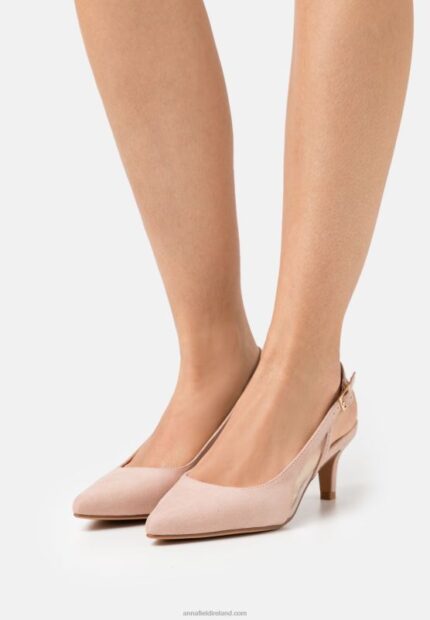 Z62T1593 Women Anna Field Classic Heels Light Pink