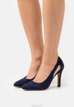 Z62T1595 Women Anna Field Classic Heels Dark Blue