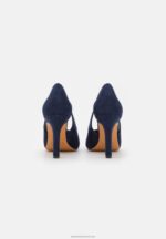 Z62T1595 Women Anna Field Classic Heels Dark Blue - Image 4