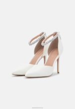 Z62T1597 Women Anna Field Classic Heels White - Image 3