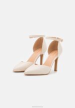 Z62T1598 Women Anna Field Classic Heels Off-White - Image 3