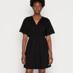 Z62T159 Women Anna Field Jersey Dress Black
