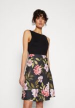 Z62T15 Women Anna Field Day Dress Black/Black/Pink - Image 4