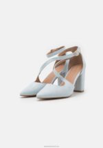 Z62T1621 Women Anna Field Classic Heels Light Blue - Image 3
