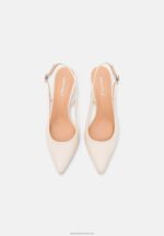 Z62T1638 Women Anna Field Classic Heels White - Image 6