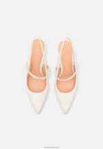 Z62T1641 Women Anna Field Classic Heels White - Image 6