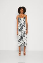 Z62T164 Women Anna Field Jersey Dress Black/White