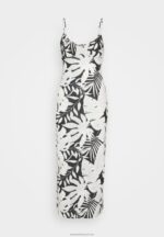 Z62T164 Women Anna Field Jersey Dress Black/White - Image 5