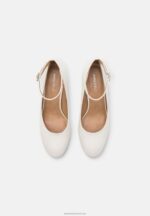 Z62T1654 Women Anna Field Classic Heels White - Image 6