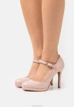 Z62T1656 Women Anna Field Classic Heels Light Pink