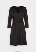 Z62T165 Women Anna Field Jersey Dress Black - Image 5
