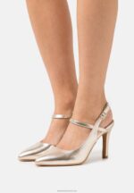 Z62T1662 Women Anna Field Classic Heels Gold-Coloured