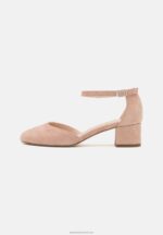 Z62T1666 Women Anna Field Leather Classic Heels Light Pink - Image 2