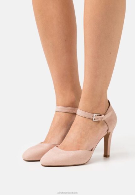 Z62T1673 Women Anna Field Classic Heels Light Pink
