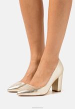 Z62T1675 Women Anna Field Classic Heels Gold