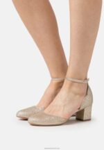 Z62T1677 Women Anna Field Classic Heels Gold