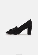 Z62T1678 Women Anna Field Leather Classic Heels Black - Image 2