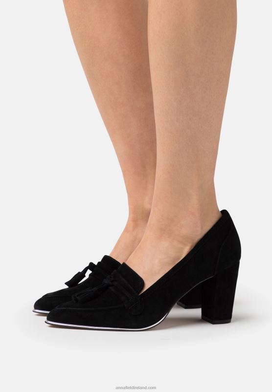 z62t1678_women_anna_field_leather_classic_heels_black.jpg Z62T1678 Women Anna Field Leather Classic Heels Black - Image 1
