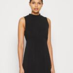 Z62T167 Women Anna Field Jersey Dress Black