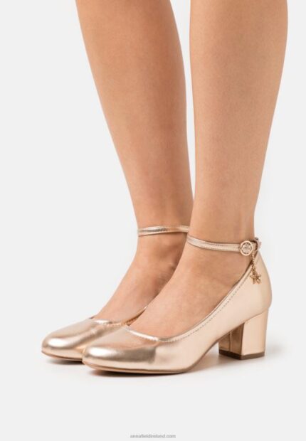 Z62T1680 Women Anna Field Classic Heels Rose Gold-Coloured