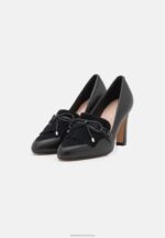 Z62T1688 Women Anna Field Leather Classic Heels Black - Image 3
