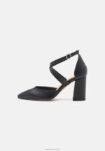 Z62T1689 Women Anna Field Leather Classic Heels Black - Image 2
