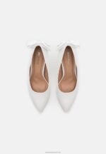 Z62T1697 Women Anna Field Classic Heels White - Image 6