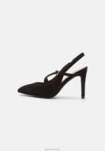 Z62T1699 Women Anna Field Leather Classic Heels Black - Image 2