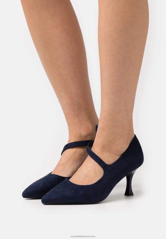 z62t1700_women_anna_field_classic_heels_dark_blue.jpg Z62T1700 Women Anna Field Classic Heels Dark Blue - Image 1
