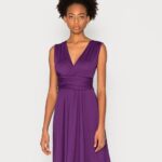 Z62T170 Women Anna Field Jersey Dress Purple