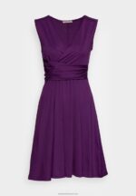 Z62T170 Women Anna Field Jersey Dress Purple - Image 4