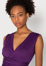 Z62T170 Women Anna Field Jersey Dress Purple - Image 5