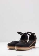 Z62T1710 Women Anna Field Basic Closed Toe Mid Wedge Wedges Black - Image 6