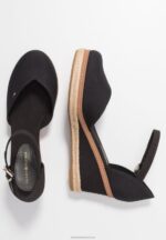 Z62T1710 Women Anna Field Basic Closed Toe Mid Wedge Wedges Black - Image 8
