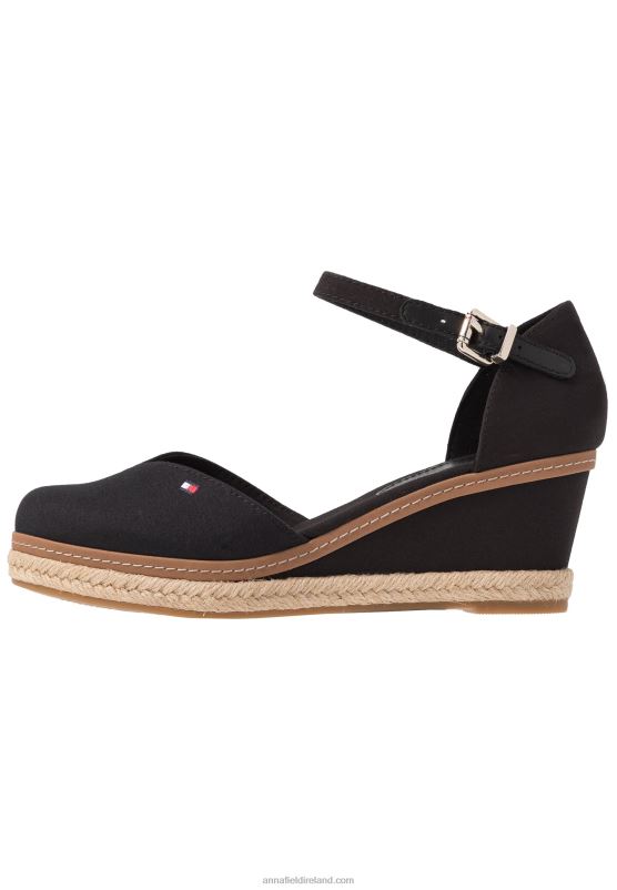 Z62T1710 Women Anna Field Basic Closed Toe Mid Wedge Wedges Black - Image 1