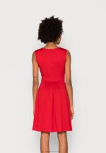 Z62T172 Women Anna Field Jersey Dress Red - Image 3